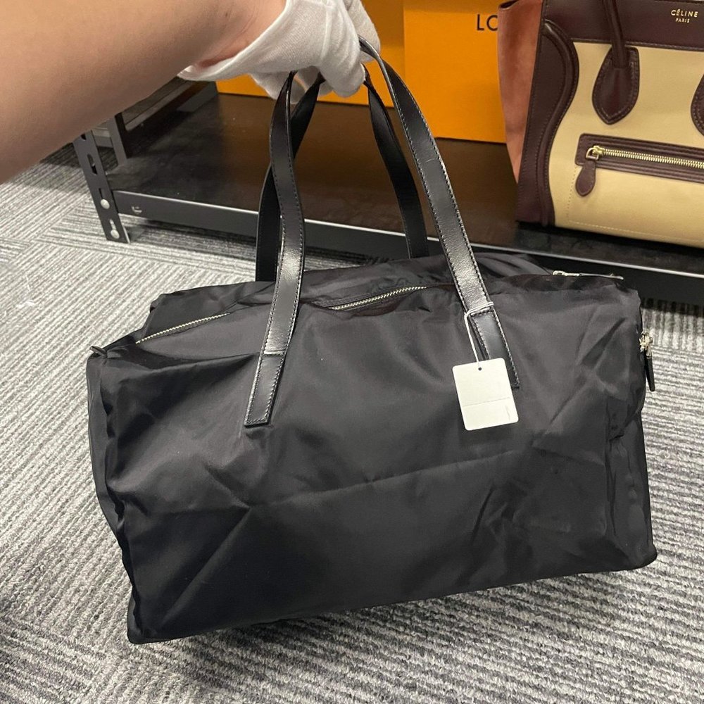 Prada Black Tessuto Boston Bag - Picture 2 of 10